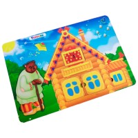 Деревянная Рамка вкладыш Теремок 1003 Деревянная Рамка вкладыш Теремок 1003