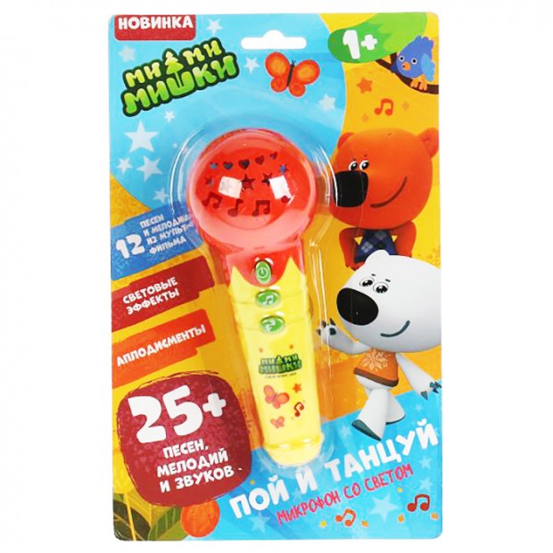 Микрофон 1902M023-R2 Ми-ми-мишки 25 песен, мелодий и звуков Микрофон 1902M023-R2 Ми-ми-мишки 25 песен, мелодий и звуков
