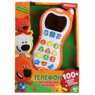 Телефон с обучающим экраном Ми-ми-мишки 100 стихов,песен,звуков HT1066-R Телефон с обучающим экраном Ми-ми-мишки 100 стихов,песен,звуков HT1066-R
