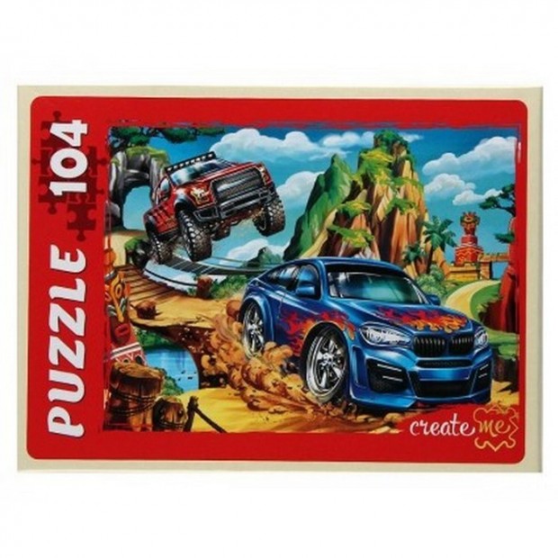 Пазл 104 Крутые машинки №4 П104-4883 Пазл 104 Крутые машинки №4 П104-4883