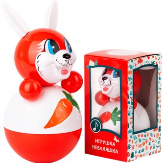 Неваляшка Зайчик 225мм 6С-0014 Неваляшка Зайчик 225мм 6С-0014