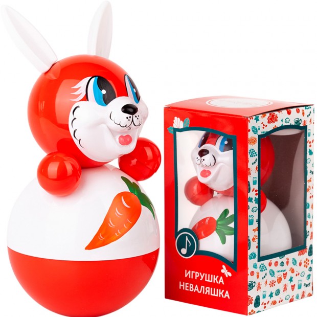 Неваляшка Зайчик 225мм 6С-0014 Неваляшка Зайчик 225мм 6С-0014