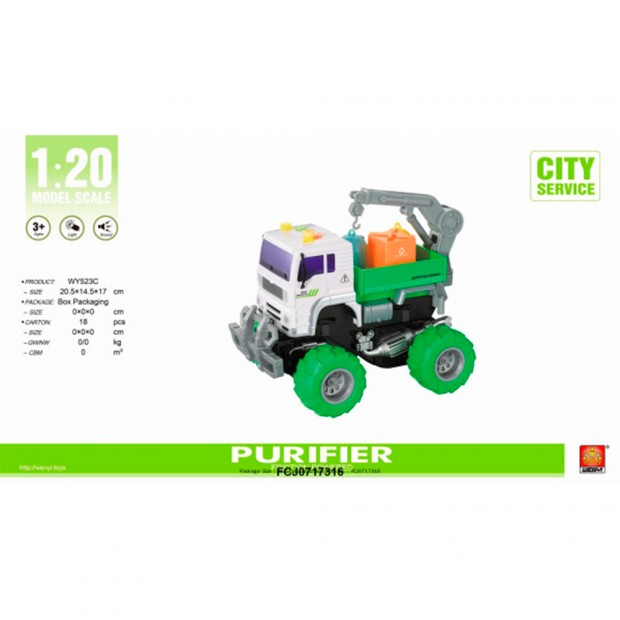 Машина на батарейках FCJ0717316 свет, звук в коробке Машина на батарейках FCJ0717316 свет, звук в коробке