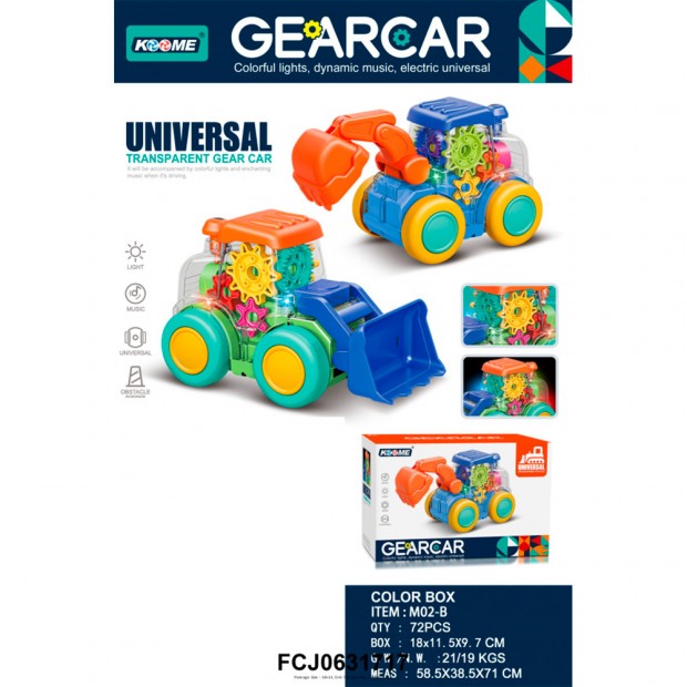 Машина на батарейках FCJ0631717 свет, звук в коробке Машина на батарейках FCJ0631717 свет, звук в коробке