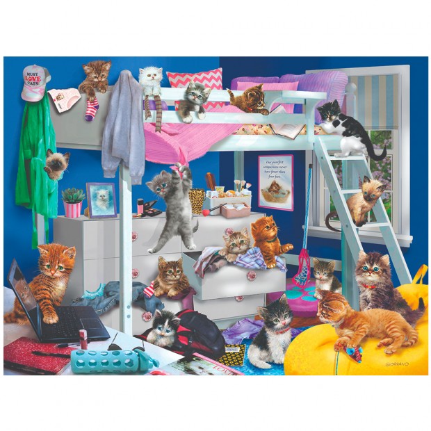 Пазл 3D 500 дет. Котята в спальне 10459 Пазл 3D 500 дет. Котята в спальне 10459