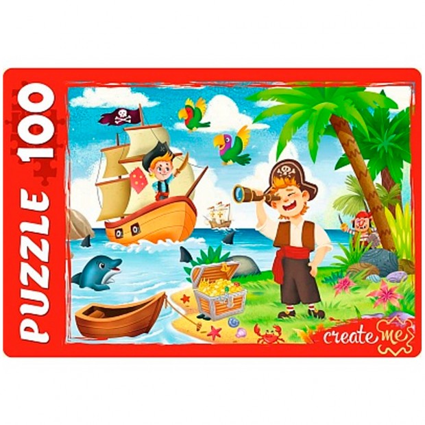 Пазл 100 Приключения пиратов №2 УК100-5673 Пазл 100 Приключения пиратов №2 УК100-5673