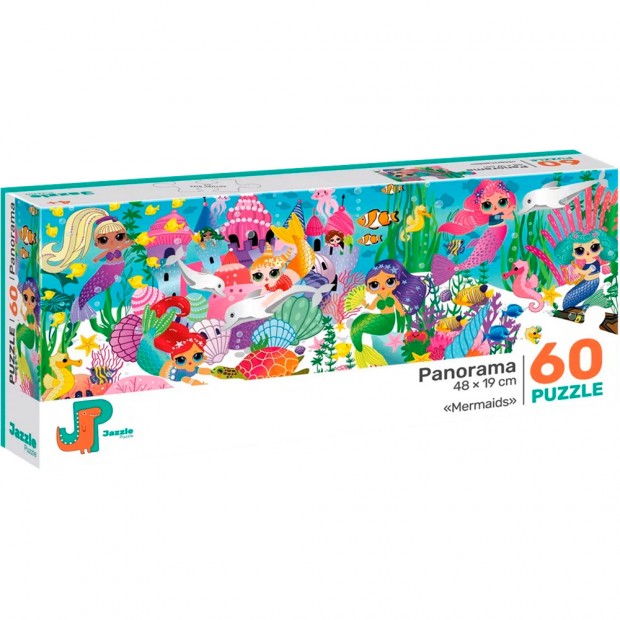 Пазл 60 панорамный Русалочки P1103 Пазл 60 панорамный Русалочки P1103