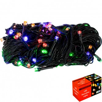 Электрическая гирлянда 100л LED 10м с контроллером 141V-174 Электрическая гирлянда 100л LED 10м с контроллером 141V-174