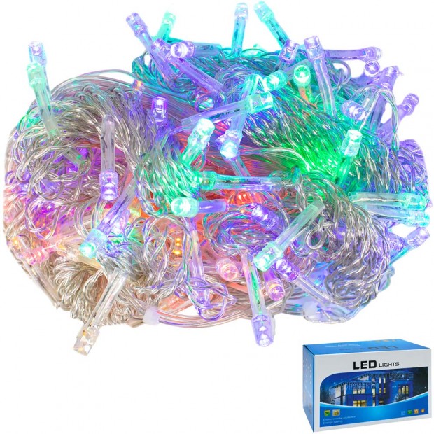 Электрическая гирлянда Занавес 160л 10 нитей 3х2м 141V-180 Электрическая гирлянда Занавес 160л 10 нитей 3х2м 141V-180