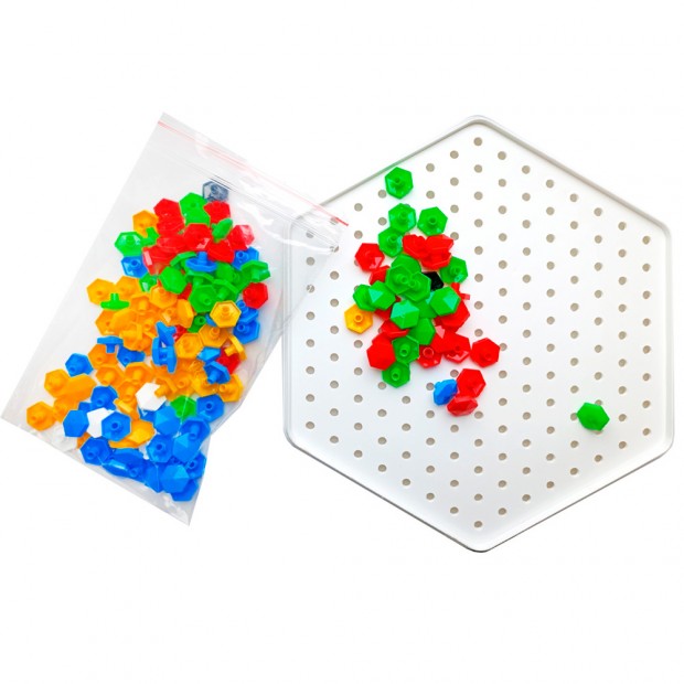 Мозаика шестигранная Сова 152 элемента 02194 Мозаика шестигранная Сова 152 элемента 02194