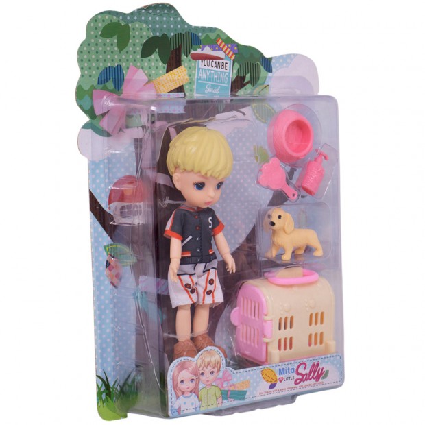 Кукла малышка Sally Алекс с питомцем, FCJ0928641 Кукла малышка Sally Алекс с питомцем, FCJ0928641