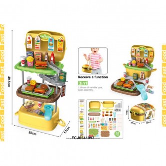 Игровой набор 25742 Фастфуд в чемодане
