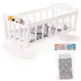 Кроватка-качалка сборная для кукол №4 54446