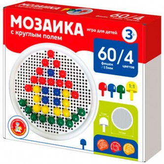 Мозаика с круглым полем d15/4 60 элементов 02416