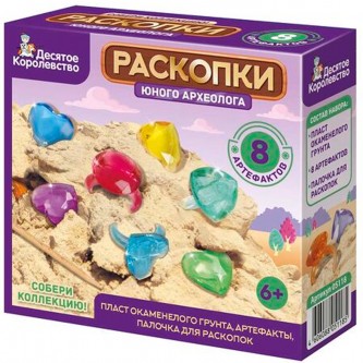 Набор Раскопки 8 артефактов 6 сердец, 2 кольца 05118 Набор Раскопки 8 артефактов 6 сердец, 2 кольца 05118