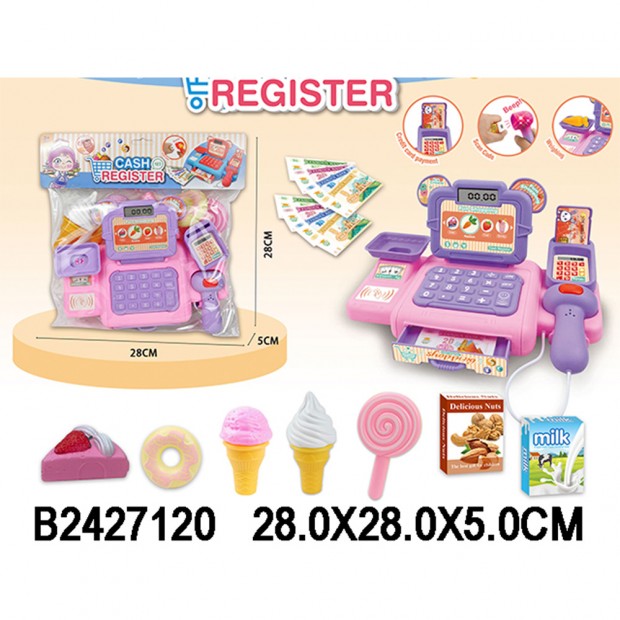 Касса с аксессуарами в пакете