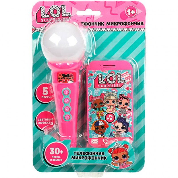 Телефончик микрофончик ЛОЛ 30 песен,звуков HT587-R5 Телефончик микрофончик ЛОЛ 30 песен,звуков HT587-R5