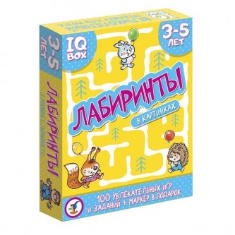 Игра IQ Box. Лабиринты. 3-5 лет 3566