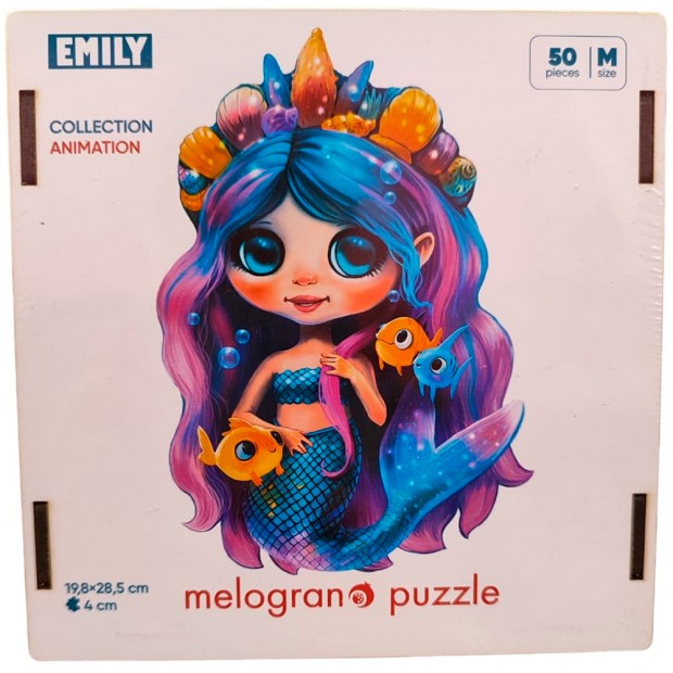 Деревянный Пазл 50 Русалочка Эмили MPZCA43-M Деревянный Пазл 50 Русалочка Эмили MPZCA43-M