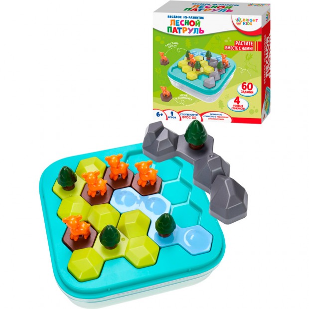 igra-golovolomka-seriya-veseloe-iq-razvitie-lesnoy-patrul-4-urovnya-slozhnosti-60-zadaniy-i-7831