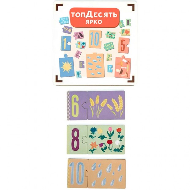Деревянная Игра Топдесять, ярко IG0768 Деревянная Игра Топдесять, ярко IG0768