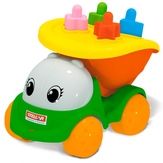 Логическая игрушка грузовик Пчелка 02178 Логическая игрушка грузовик Пчелка 02178