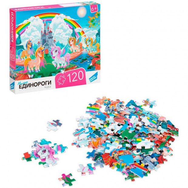 Пазл 120 Единороги RI1204C Пазл 120 Единороги RI1204C