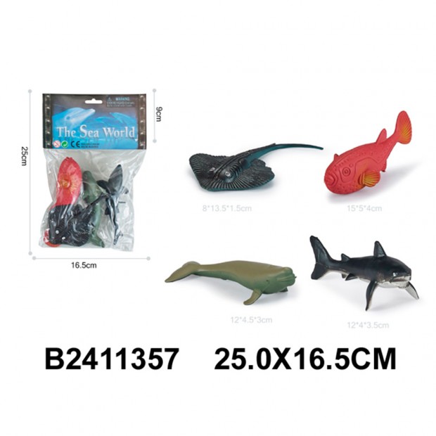 Набор животных Морские в пакете 2411357