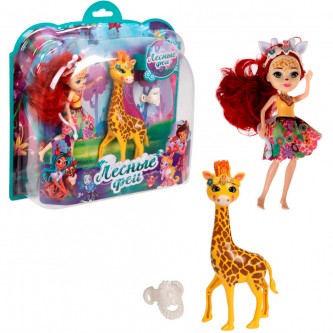 Кукла Лесные Феи 16 см с жирафом 25,5х7х25,5 см Т24026 Кукла Лесные Феи 16 см с жирафом 25,5х7х25,5 см Т24026
