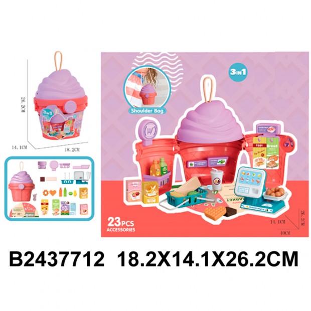 Игровой набор "Магазин в чемодане-мороженке" Игровой набор "Магазин в чемодане-мороженке"