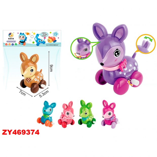 Игрушка заводные Олененок в пакете Игрушка заводные Олененок в пакете