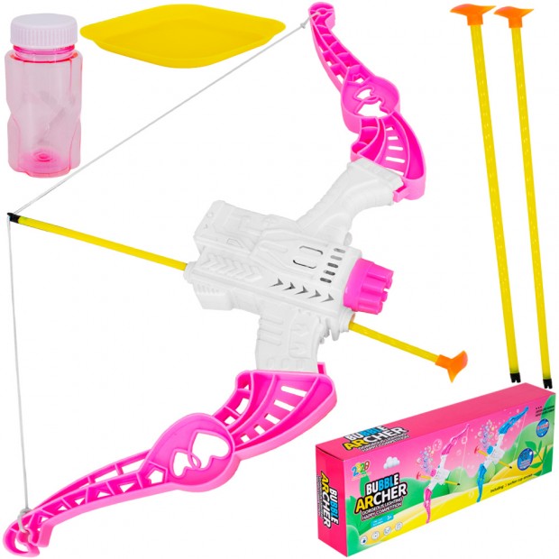 Установка для мыльных пузырей 2022-26A Лук без жидкости в коробке Установка для мыльных пузырей 2022-26A Лук без жидкости в коробке