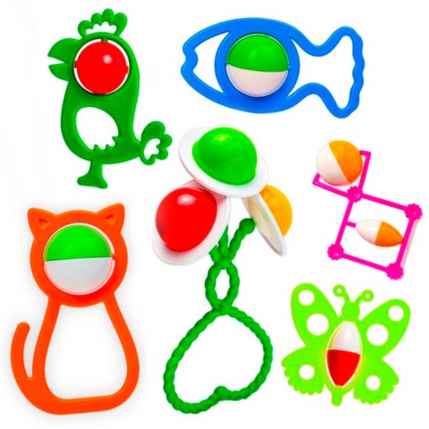 Набор погремушек №3 2С528 Аэлита /40/ Набор погремушек №3 2С528 Аэлита /40/