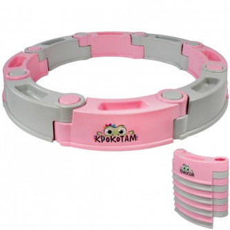 Песочница модульная Крокотам 8 сегментов розовый и серый Песочница модульная Крокотам 8 сегментов розовый и серый