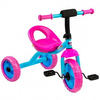 Велосипед трехколесный розовый JTRSM16-1 колеса EVA Велосипед трехколесный розовый JTRSM16-1 колеса EVA