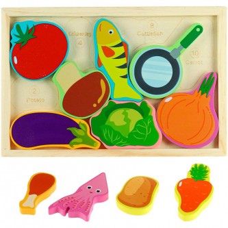 Деревянная Пазл рамка 22х16х8см. И-0415 Деревянная Пазл рамка 22х16х8см. И-0415