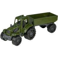 Трактор Иван с бортовым прицепом  Военный И-2327