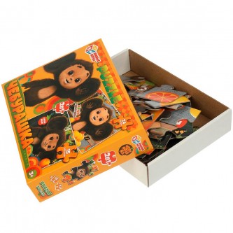 Пазл 2 в 1: 15 и 24 дет. Чебурашка 4660254425064 Пазл 2 в 1: 15 и 24 дет. Чебурашка 4660254425064