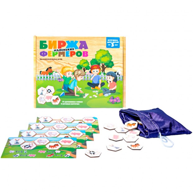 Деревянный Игра Биржа маленьких фермеров 04525