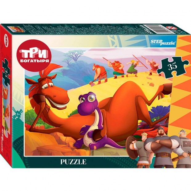 Пазл 35 Три богатыря и Пуп Земли 91471 Степ