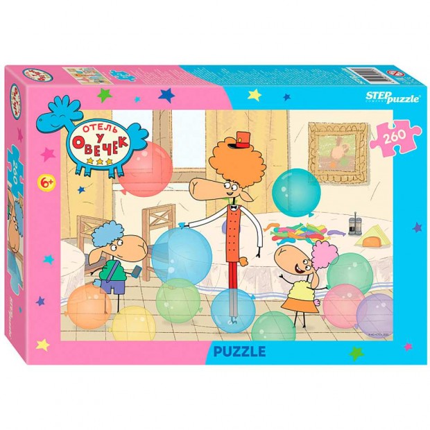 Пазл 260 Отель у Овечек 95157 Степ /24/ Пазл 260 Отель у Овечек 95157 Степ /24/