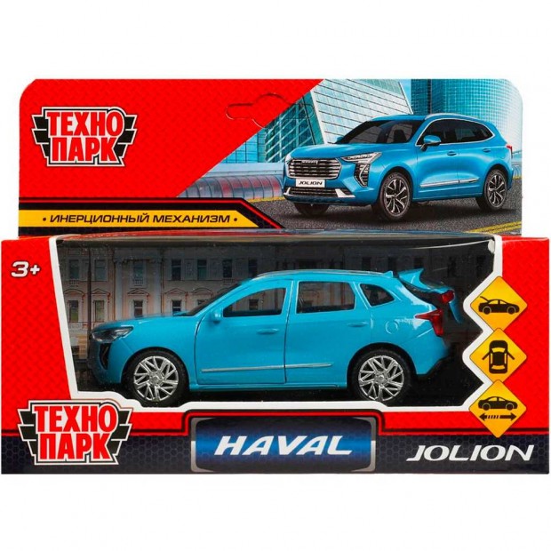 Модель JOLION-12-BU Haval Jolion 12 см, двери, багаж, синий Технопарк  в кор