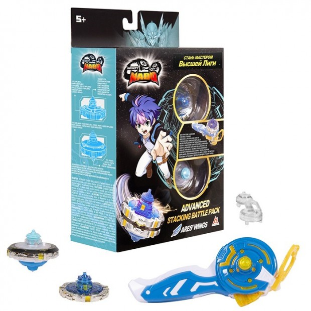 Игровой набор. Инфинити Надо. Волчок Стакинг Адвансд, Ares Wings. TM Infinity Nado 38774 Игровой набор. Инфинити Надо. Волчок Стакинг Адвансд, Ares Wings. TM Infinity Nado 38774