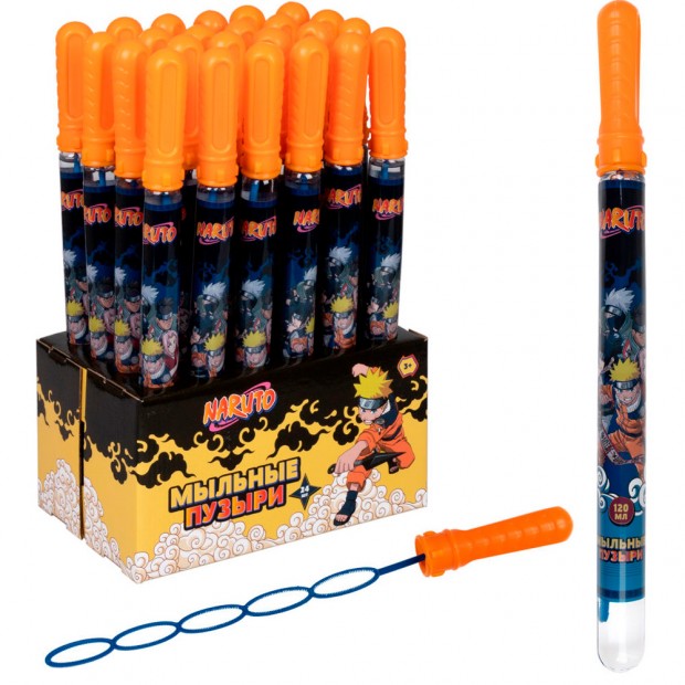 Мыл. пузыри Т24953 Наруто Колба 120 мл 1toy