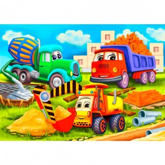 Деревянный Пазл 18 Строительная техника MPZCT30-M Деревянный Пазл 18 Строительная техника MPZCT30-M