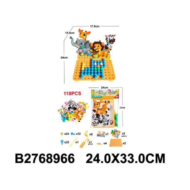Мозаика с отверткой в пакете Мозаика с отверткой в пакете