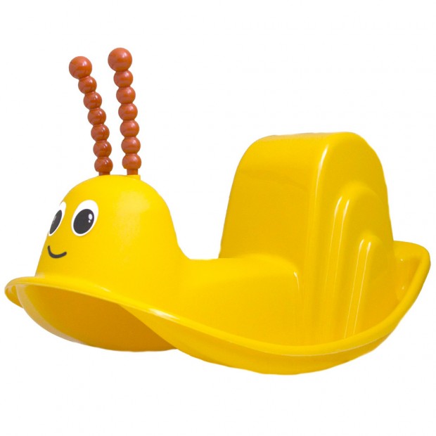 Качалка 333-Ж Улитка желтый /Marian-Plast/ Качалка 333-Ж Улитка желтый /Marian-Plast/