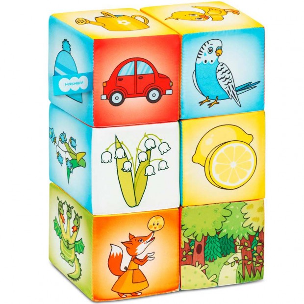 Мякиши Кубики Азбука цвета 924 Мякиши Кубики Азбука цвета 924