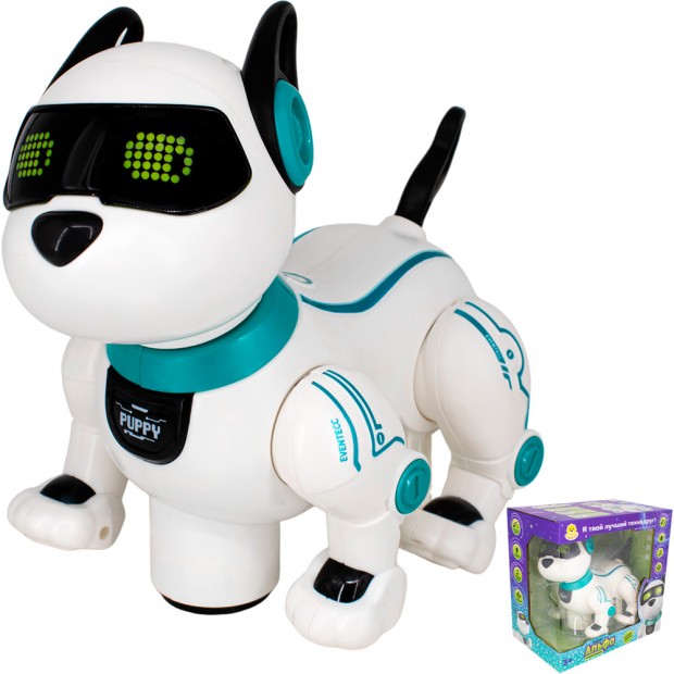 Игрушка на батарейках Levatoys Собачка Альфа русский чип в коробке Игрушка на батарейках Levatoys Собачка Альфа русский чип в коробке