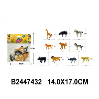 Набор животных Сафари в пакете 2447432 Набор животных Сафари в пакете 2447432
